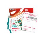 Kit of 10 registered mail labels Bpost. (This item will not count towards your gift or calculation of possible postal charges)