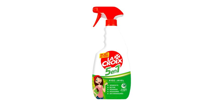 Javel désinfectant La Croix 5 en 1 - Spray de 500 ml