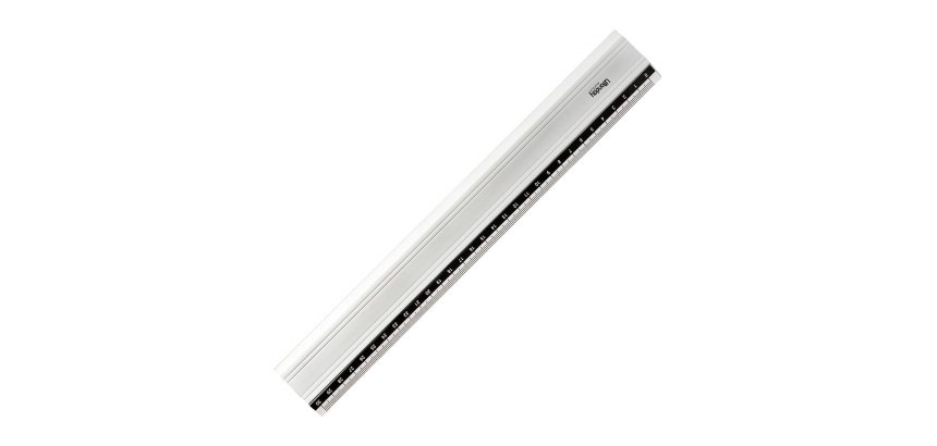 Règle plate aluminium 30 cm Wonday