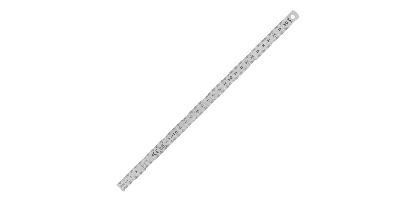 Réglet 2 faces inox fléxible Wonday 30 cm
