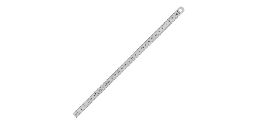 Réglet 2 faces inox fléxible Wonday 30 cm