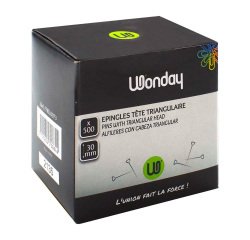 Pin with triangular head - box of 500