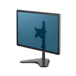 Fellowes Freestanding Single Monitor Arm Height Adjustable 280 x 726 x 465mm 32" Black