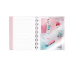 Cahier spirale Clairefontaine Koverbook Blush A4 21 x 29,7 cm - petits carreaux - 160 pages