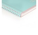 Cahier spirale Clairefontaine Koverbook Blush A5 14,8 x 21 cm - petits carreaux - 160 pages
