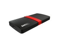 Disco duro SSD externo Emtec X200 de 256 GB - USB 3.0 (USB-A/C)