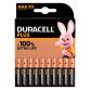 Pack 15 batterijen LR3 Duracell Plus AAA + 5 GRATIS