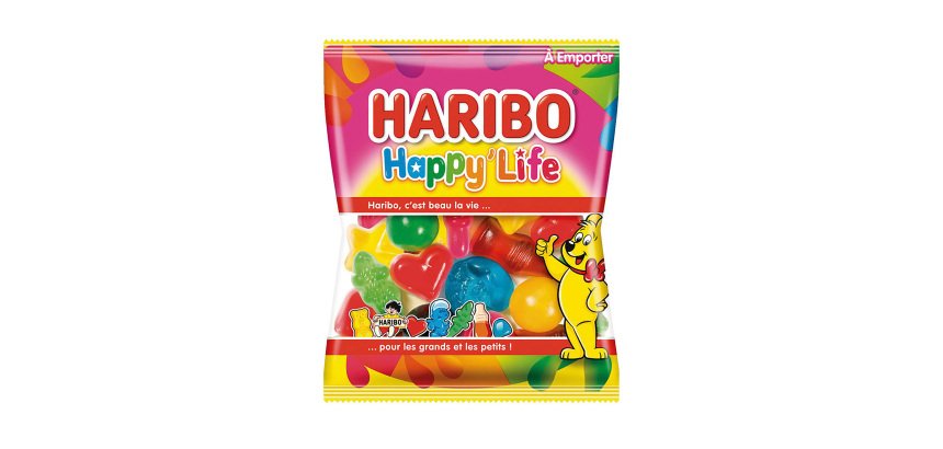 Bonbons Happy life Haribo - Sachet de 40 g