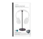 Support de casque en aluminium noir