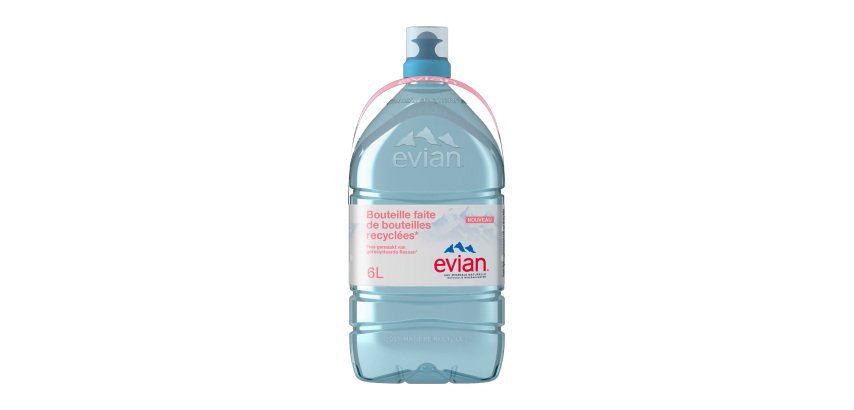 Fontaine eau minérale Evian bouteille 6 L