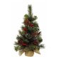 Sapin artificiel Mini décoré  - Hauteur 45 cm