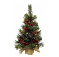 Sapin artificiel Mini décoré - Hauteur 60 cm