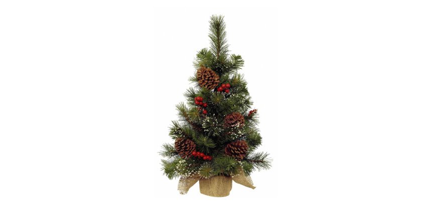 Sapin artificiel Mini décoré - Hauteur 60 cm