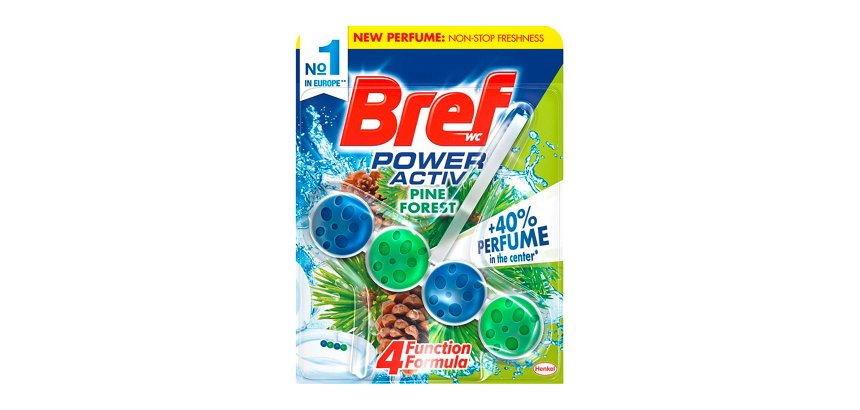 Desinfectante y ambientador Bref Wc Power Active natural 