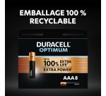 Pila Alcalina AAA - LR3 Duracell Optimum - Blister de 8
