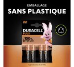 Duracell Plus - Pack de 4 piles Alcalines AA/LR06 - 1,5 V
