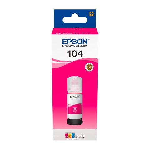 Epson 104 Ecotank (C13T00P340) cartucho original magenta (6000 páginas)