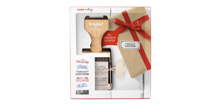 Vintage stamp set - special occasions (Dutch)