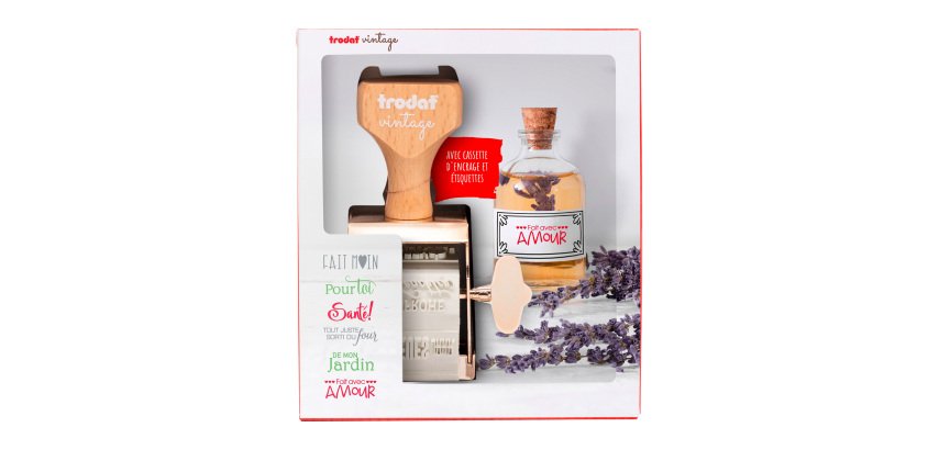 Set vintage tampon - Fait maison