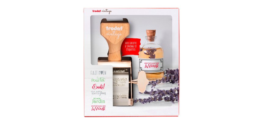 Stempelset Vintage - hausgemacht (Französisch)