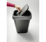Cestino polietilene Rotho 50 lt 29,1 x 40,1 x 60,2 cm ner, grigio