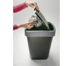 Cestino polietilene Rotho 50 lt 29,1 x 40,1 x 60,2 cm ner, grigio