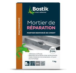 Mortier réparation - gris - 1 Kg