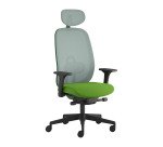 Sedia operativa Olive con poggiatesta colorata