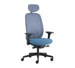 Sedia operativa Olive con poggiatesta colorata