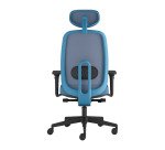 Sedia operativa Olive con poggiatesta colorata