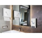 Dispenser per sapone in schiuma Celtex Megamini bianco