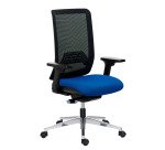 Chaise de bureau Wi-Max - dossier maille avec accoudoirs