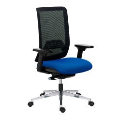 Chaise de bureau Wi-Max - dossier maille avec accoudoirs