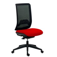 Chaise de bureau IMAX dossier maille - sans accoudoirs - Mécanisme Synchrone - Pied nylon noir