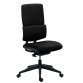 Chaise de bureau Wi-Max dossier tissu- sans accoudoirs - Mécanisme Synchrone - Pied nylon noir