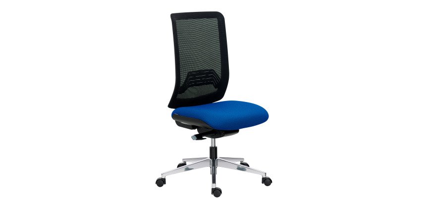 Chaise de bureau Wi-Max - dossier maille sans accoudoirs