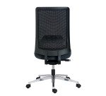 Chaise de bureau IMAX dossier maille - avec ou sans accoudoirs - Mécanisme Synchrone + réglage profondeur d'assise - Pieds aluminium
