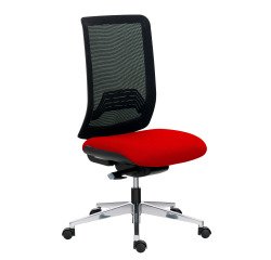 Chaise de bureau Wi-Max - dossier maille sans accoudoirs