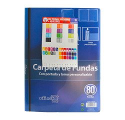 Carpeta de fundas con lomo y portada personalizables Officebox