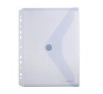 Sobres cierre v-lock multitaladro A4 cristal