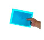 Sobres de polipropileno cierre v-lock  A5 Azul Paquete de 10