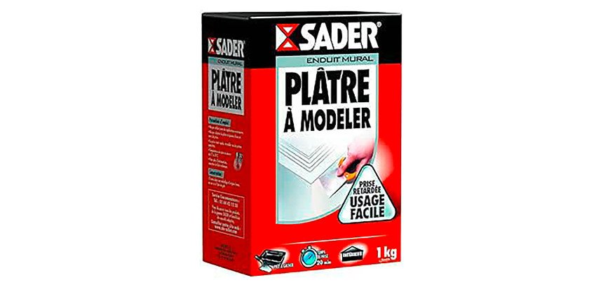 Plâtre à modeler en poudre - 1 Kg