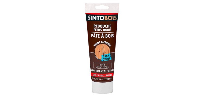 Pâte à bois à l'eau - chêne foncé - 250 g