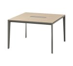 Table de réunion Opale L 120 x P 120 cm - X5