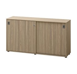 Cupboard Opale L 160 x H 86 cm body elm sliding doors elm