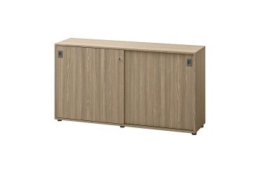 Bahut Opale  L 160 x  H 86 cm corps orme portes coulissantes orme