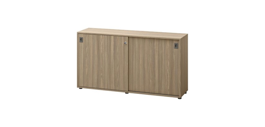 Bahut Opale  L 160 x  H 86 cm corps orme portes coulissantes orme