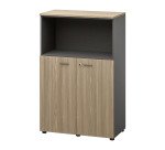 Bibliothèque mi haute L 86 x H 133 cm - X5