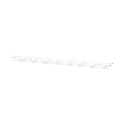 Goulotte grille passe-câbles en fil d'acier pour bureau Opale L 200 cm