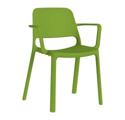 Seduta per visitatore 600 con braccioli colorata